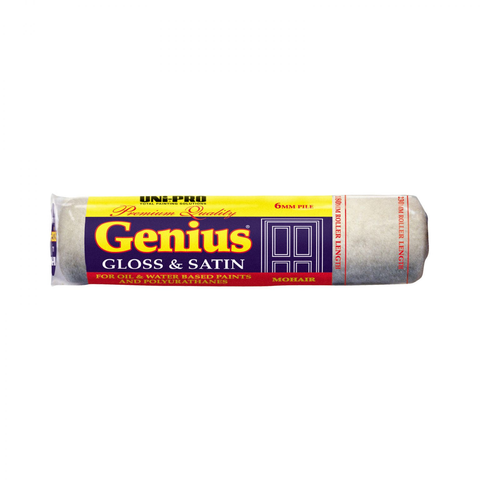 UNIPRO Genius Mohair 6mm Nap Roller Sleeves Gloss & Satin Harrison